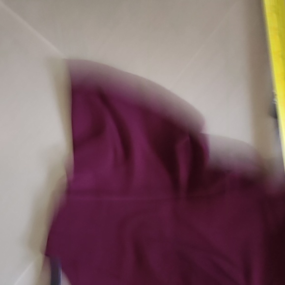 Burgundy Empire Waist A Line Dress NWT - Picture 12 of 17